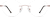 Front view of Rimless Glasses 3213719 in Pink thumbnail