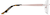 Side view of Rimless Glasses 3213719 in Pink thumbnail