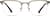 Front view of Browline Glasses 3213914 in Gold thumbnail