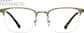 Front view of Browline Glasses 3213914 in Gold thumbnail