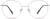 Front view of Haight-Ashbury Glasses 3214116 in Blue thumbnail