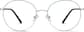 Front view of Haight-Ashbury Glasses 3214116 in Blue thumbnail