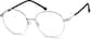 Angle view of Haight-Ashbury Glasses 3214119 in Peach thumbnail