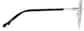 Side view of Haight-Ashbury Glasses 3214119 in Peach thumbnail