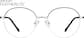 Front view of Haight-Ashbury Glasses 3214121 in Black thumbnail