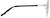 Side view of Haight-Ashbury Glasses 3214121 in Black thumbnail