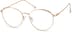 Round Glasses 3214214 in Gold