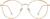 Front view of Round Glasses 3214214 in Gold thumbnail