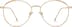 Round Glasses 3214214 in Gold