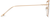 Side view of Round Glasses 3214214 in Gold thumbnail
