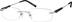 Rimless Glasses 3214311 in Silver