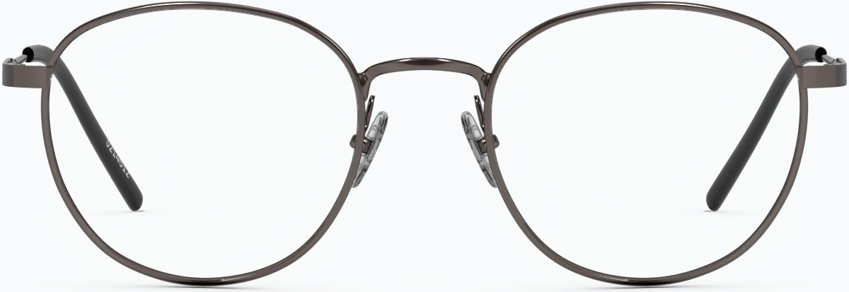 Front view of Round Glasses 3214512 in Graphite thumbnail