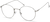 Angle view of Round Glasses 3214611 in Silver thumbnail