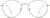 Front view of Round Glasses 3214611 in Silver thumbnail