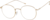 Angle view of Round Glasses 3214614 in Gold thumbnail
