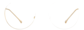 Front view of Round Glasses 3214614 in Gold thumbnail
