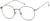 Angle view of Round Glasses 3214615 in Brown thumbnail