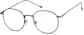 Angle view of Round Glasses 3214615 in Brown thumbnail