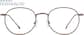Front view of Round Glasses 3214615 in Brown thumbnail