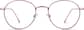 Front view of Round Glasses 3214619 in Pink thumbnail
