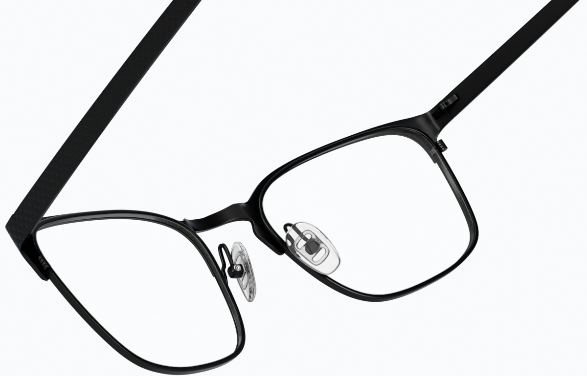 See-through view of Browline Glasses 3214721 in Black thumbnail
