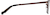 Side view of Square Glasses 3214815 in Espresso thumbnail