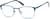Angle view of Square Glasses 3214816 in Peacock thumbnail