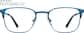 Front view of Browline Glasses 3214816 in Peacock thumbnail