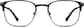 Front view of Browline Glasses 3214821 in Black thumbnail