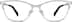 Rectangle Glasses 3215811 in Silver