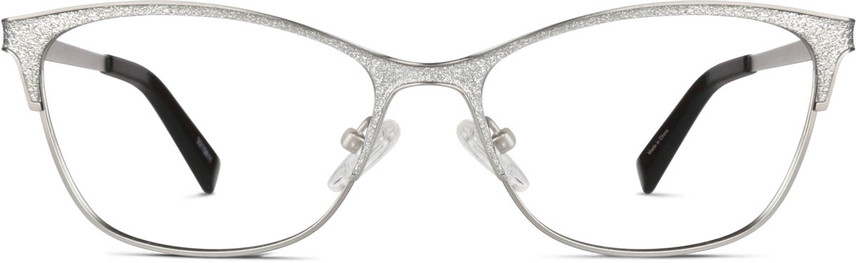 Silver Browline Glasses