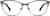 Front view of Rectangle Glasses 3215815 in Bronze thumbnail