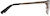 Side view of Rectangle Glasses 3215815 in Bronze thumbnail