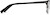 Side view of Rectangle Glasses 3215821 in Black thumbnail
