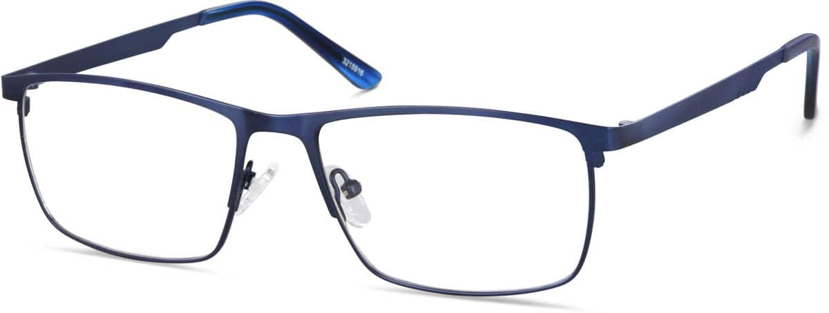 Angle view of Rectangle Glasses 3215916 in Navy