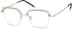 Square Glasses 3216414 in Gold
