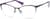 Angle view of Rectangle Glasses 3216517 in Purple thumbnail