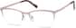 Angle view of Rectangle Glasses 3216619 in Rose Gold thumbnail