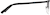 Side view of Rectangle Glasses 3216621 in Black thumbnail