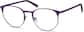 Angle view of Round Glasses 3216717 in Purple thumbnail