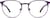 Front view of Round Glasses 3216717 in Purple thumbnail