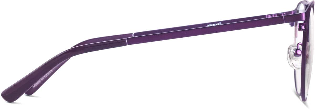 Side view of Round Glasses 3216717 in Purple