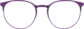Front view of Round Glasses 3216717 in Purple thumbnail
