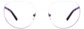 Front view of Round Glasses 3216717 in Purple thumbnail