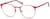 Angle view of Round Glasses 3216718 in Metallic Red thumbnail
