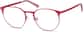 Angle view of Round Glasses 3216718 in Metallic Red thumbnail