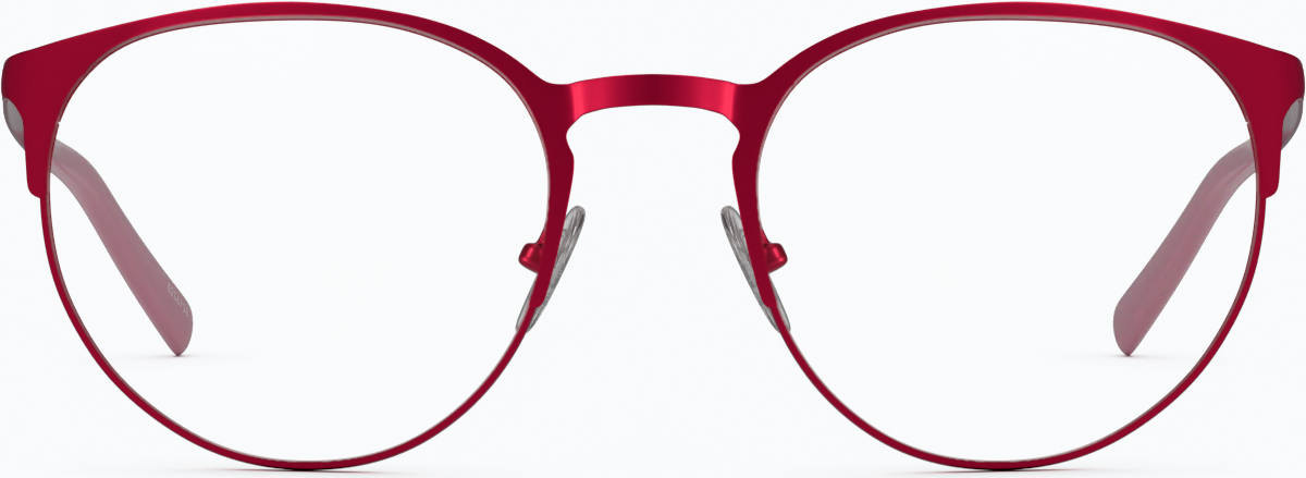 Front view of Round Glasses 3216718 in Metallic Red thumbnail
