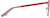 Side view of Round Glasses 3216718 in Metallic Red thumbnail