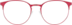 Round Glasses 3216718 in Metallic Red