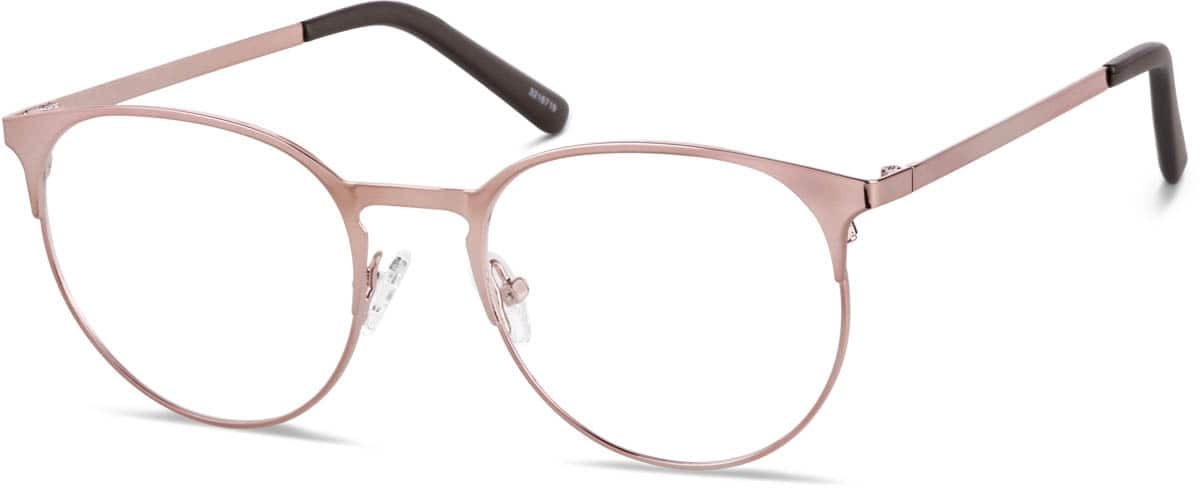 Angle view of Round Glasses 3216719 in Pink